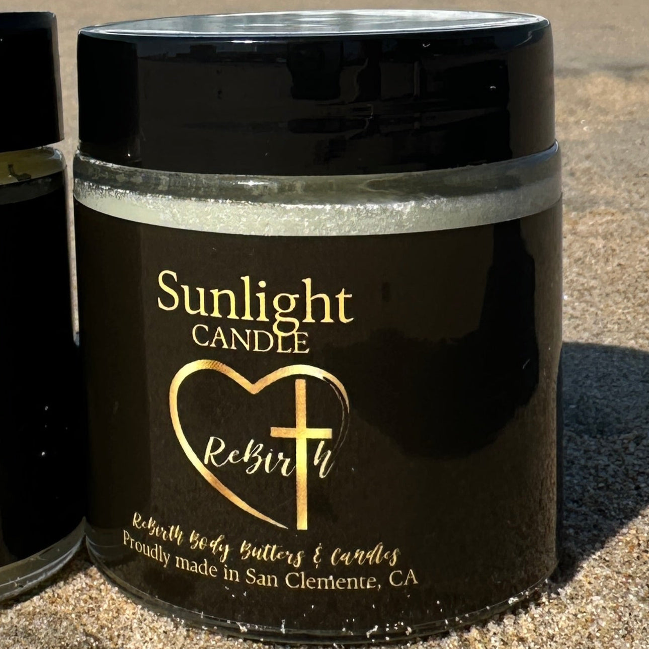 Handmade, hand poured tallow candle - "Sunlight" Candle