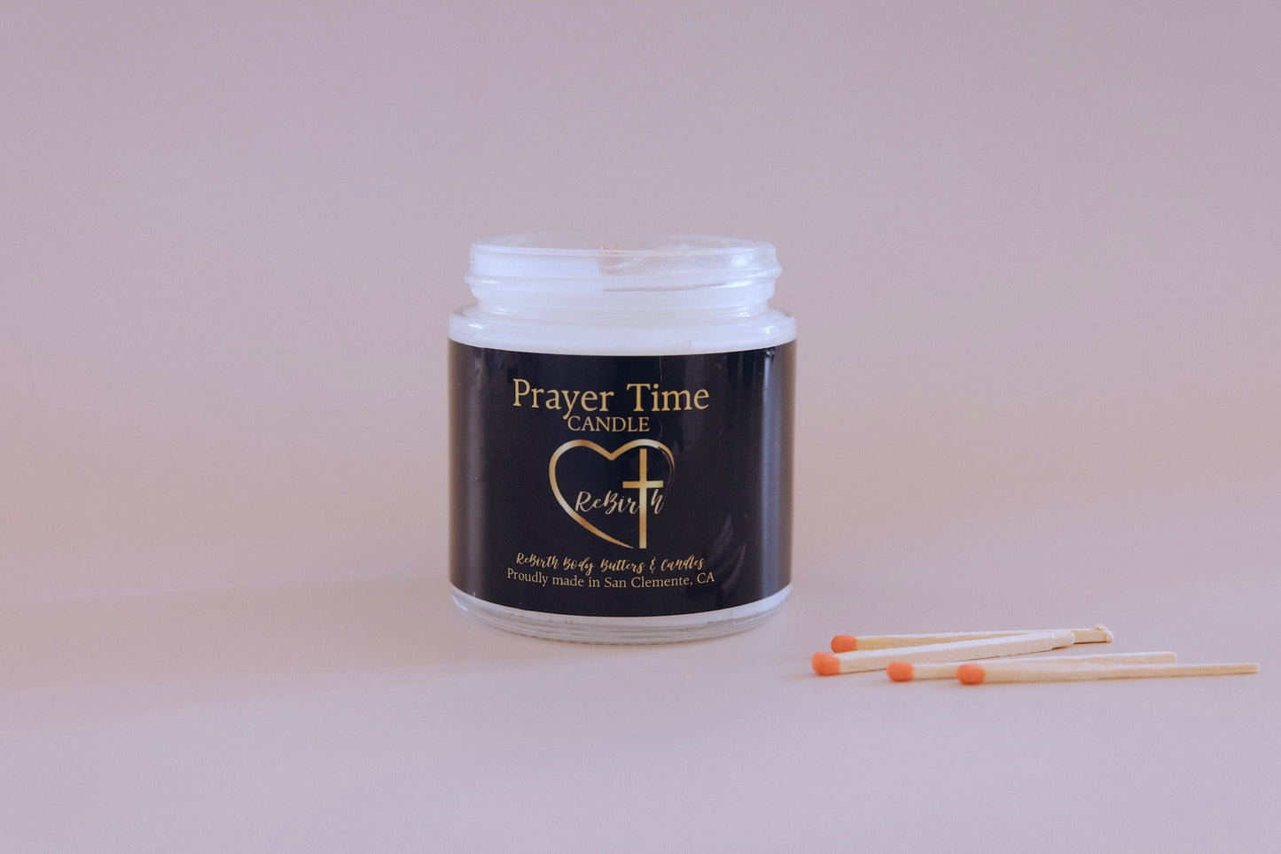PRAYER TIME CANDLE - Lavender & Vanilla